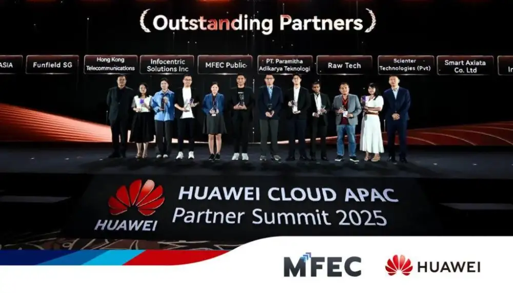 MFEC คว้ารางวัล Huawei Cloud Outstanding Partner of the Year 2025 ตอกย้ำความสำเร็จในการสร้างคุณค่าทางธุรกิจที่จับต้องได้ ผ่านการเปลี่ยนผ่านระบบคลาวด์องค์กรในประเทศไทย