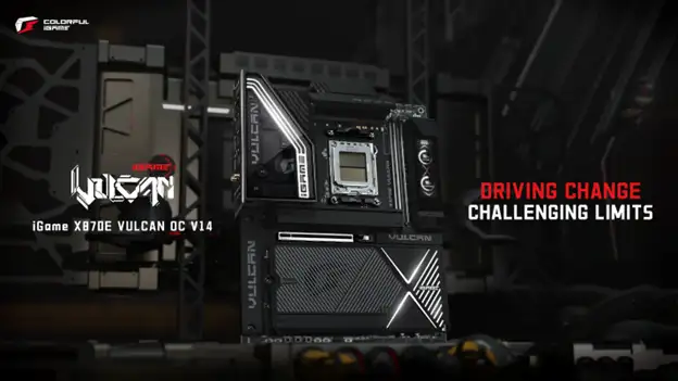 COLORFUL เปิดตัวเมนบอร์ดเรือธง iGame X870E VULCAN OC