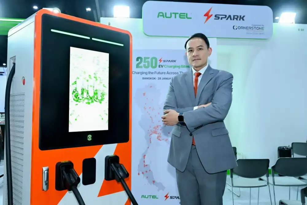 Spark EV Announces Major Milestone: 250 EV Fast Charging Sites/Points/Locations Deployed Nationwide, Eyes 1,000-Location Goal to Support Thailand's EV Surge