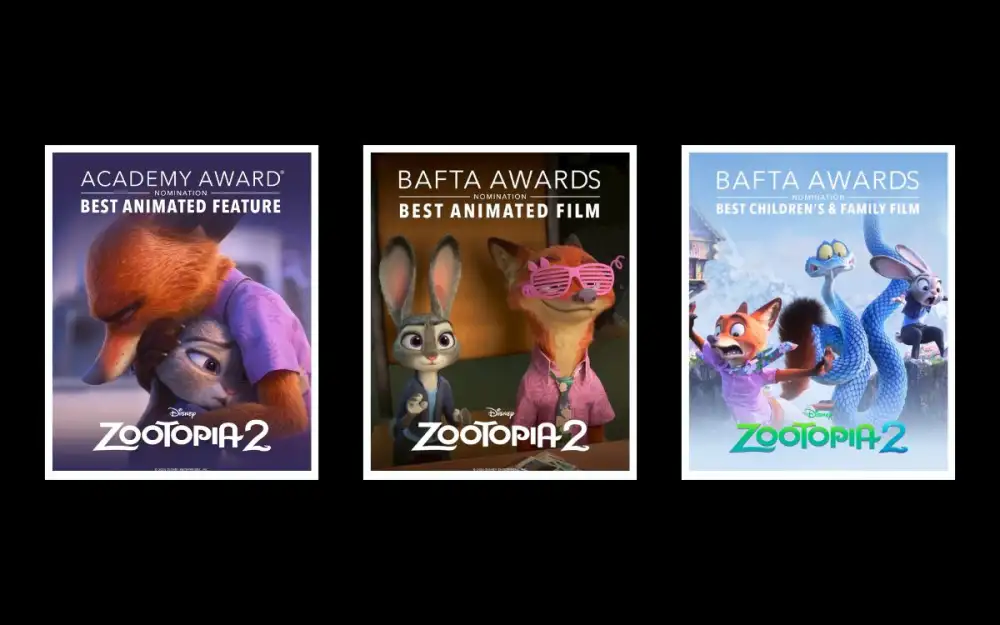 Zootopia 2 สนุก ตลก ซึ้ง ตรึงใจคนทั่วโลก เข้าชิงรางวัลใหญ่ Oscars และ BAFTA เพลง