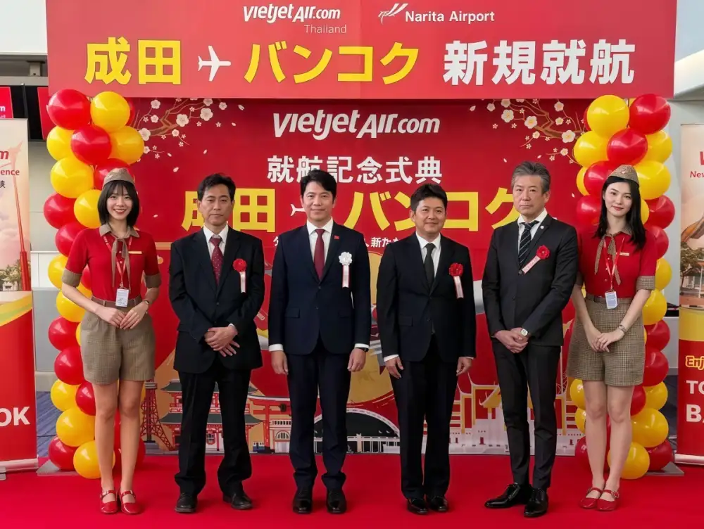 เวียตเจ็ทไทยแลนด์ เชื่อมหมุดหมายการท่องเที่ยวสู่ญี่ปุ่น เปิดเที่ยวบินตรง 