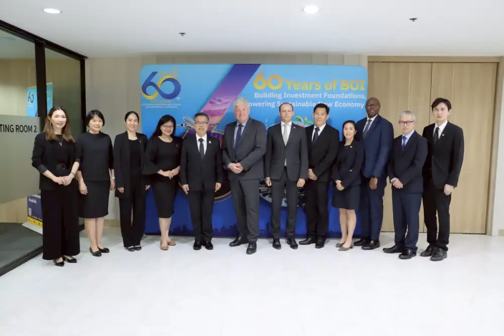 ASML ผู้นำเครื่องจักรผลิตชิปอันดับหนึ่งของโลก พบบีโอไอ ถกการพัฒนาซัพพลายเชน หนุน 