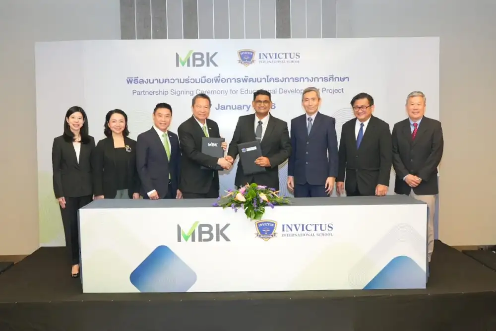 MBK จับมือ Invictus International School จากสิงคโปร์ ลงนาม MOU พัฒนาโครงการทางการศึกษา สร้างโรงเรียนนานาชาติแห่งใหม่ในโครงการ Riverdale District