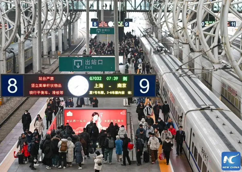 จีนเผย ยอดขายตั๋วรถไฟช่วงมหกรรมเดินทางตรุษจีนแตะ 140 ล้านใบ