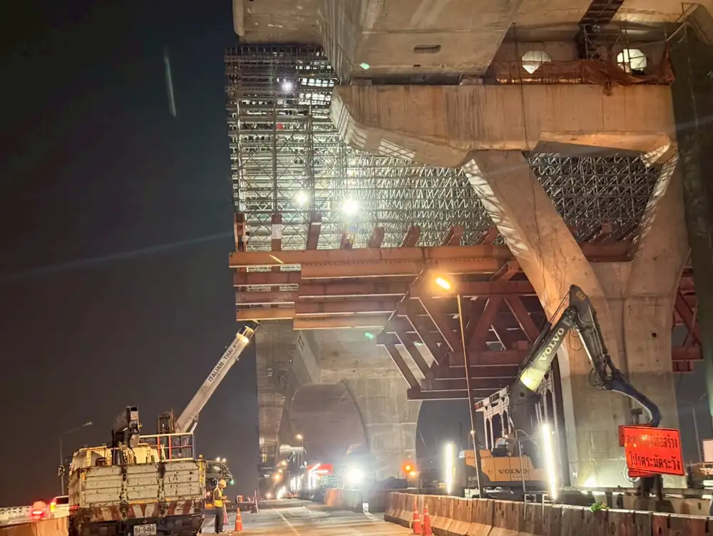 ทล.เร่งคืนผิวจราจร ถ.พระราม 2 ช่วงสะพานข้ามแม่น้ำท่าจีน คาดเสร็จกลางมี.ค.นี้