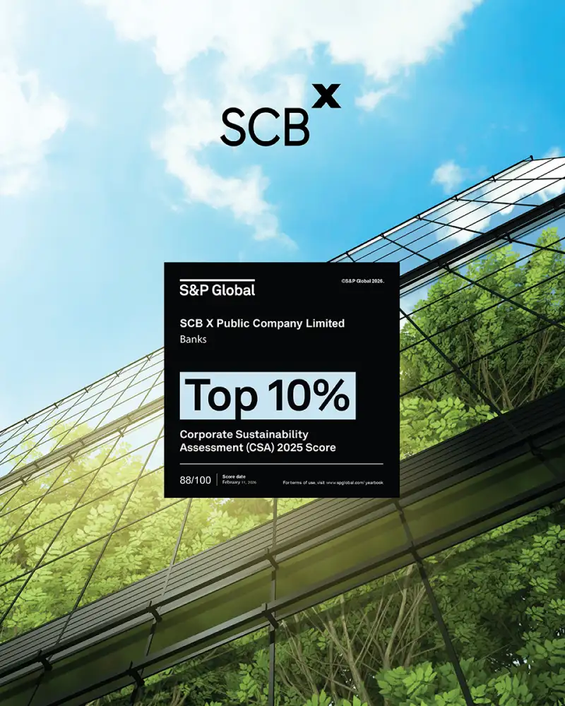 SCBX Group Achieves Global Sustainability Recognition, included in the Top 10% of the S&P Global Sustainability Yearbook 2026 and Scores Highest Among Thai Banks