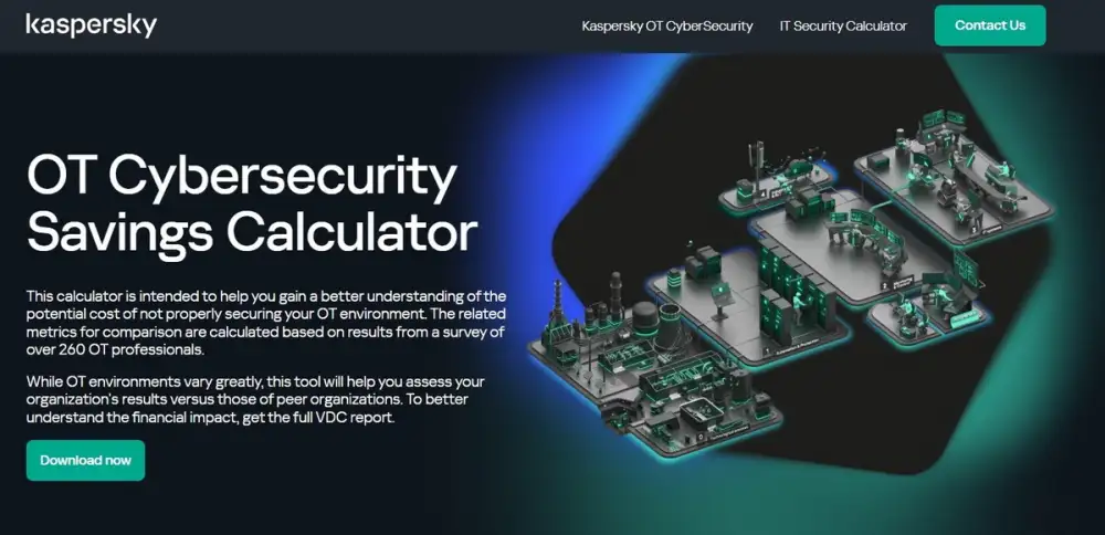 Kaspersky เปิดตัว OT Calculator เพิ่มประสิทธิภาพการทำงาน ให้การลงทุนความปลอดภัยไซเบอร์สอดคล้องกับเป้าหมายธุรกิจ