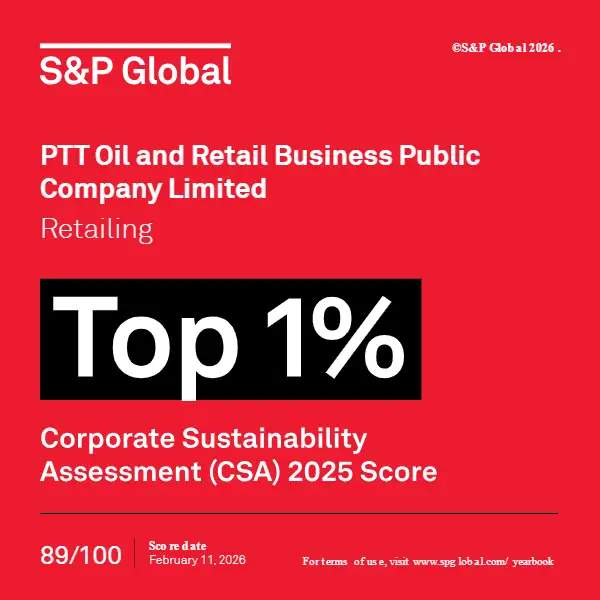 OR ครองอันดับ 1 จาก S&P Global ต่อเนื่องเป็นปีที่ 3 ในกลุ่มธุรกิจค้าปลีก สะท้อนศักยภาพการเติบโตอย่างยั่งยืน
