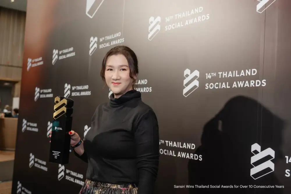 แชมป์ 10 ปี 10 สมัย! แสนสิริคว้ารางวัล Thailand Social Awards 2025 เบอร์หนึ่งโซเชียลมีเดีย ครองใจชาวอสังหาฯ ยาวนานที่สุดในไทย