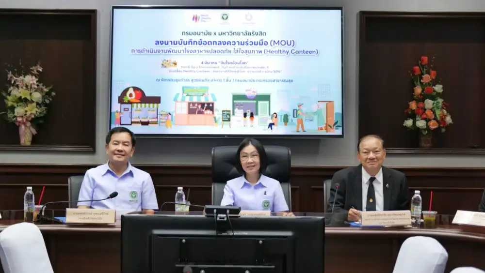 สร้างสภาพแวดล้อมอาหารดีสู่ผู้บริโภค กรมอนามัย เปิดตัว Healthy Canteen vs หวานปกติ = หวาน 50%
