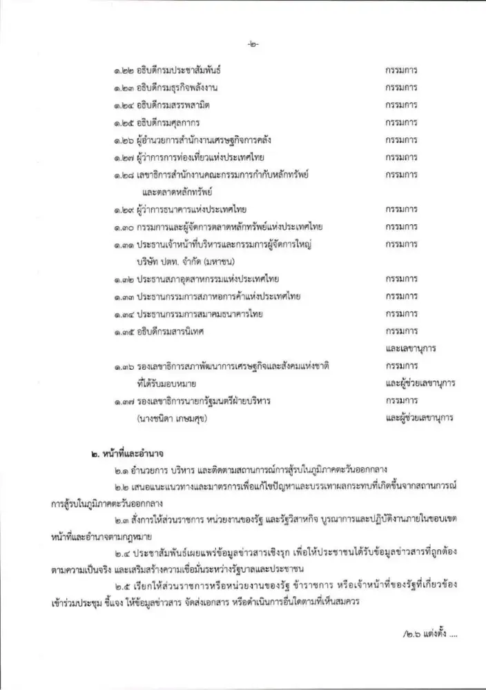 นายกฯ ตั้งศูนย์บริหารติดตามสถานการณ์สู้รบในตะวันออกกลาง มอบ 