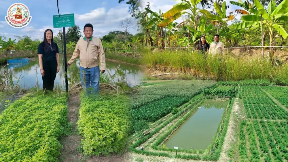 จากผืนดินแห้งแล้ง สู่แหล่งน้ำแห่งโอกาส พด. ชูแหล่งน้ำในไร่นาฯ เพิ่มรายได้ หนุนเกษตรยั่งยืน