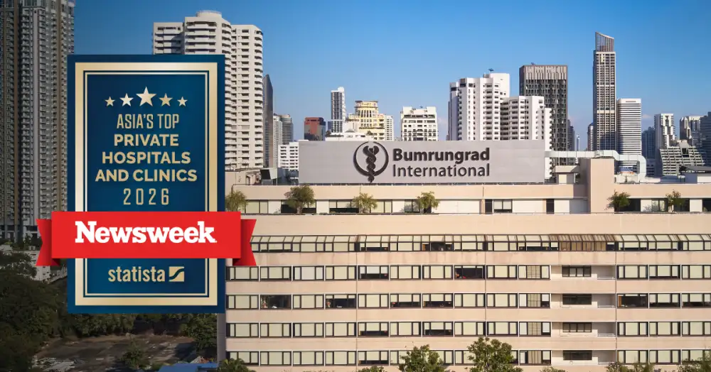 Bumrungrad International Hospital has been Recognized as Asia's Top Private Hospitals and Clinics 2026