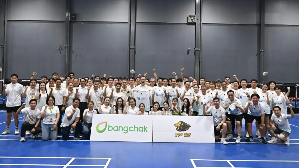 Bangchak Welcomes TP12 Badminton for Friendly Match Strengthening Friendship and Well-Being