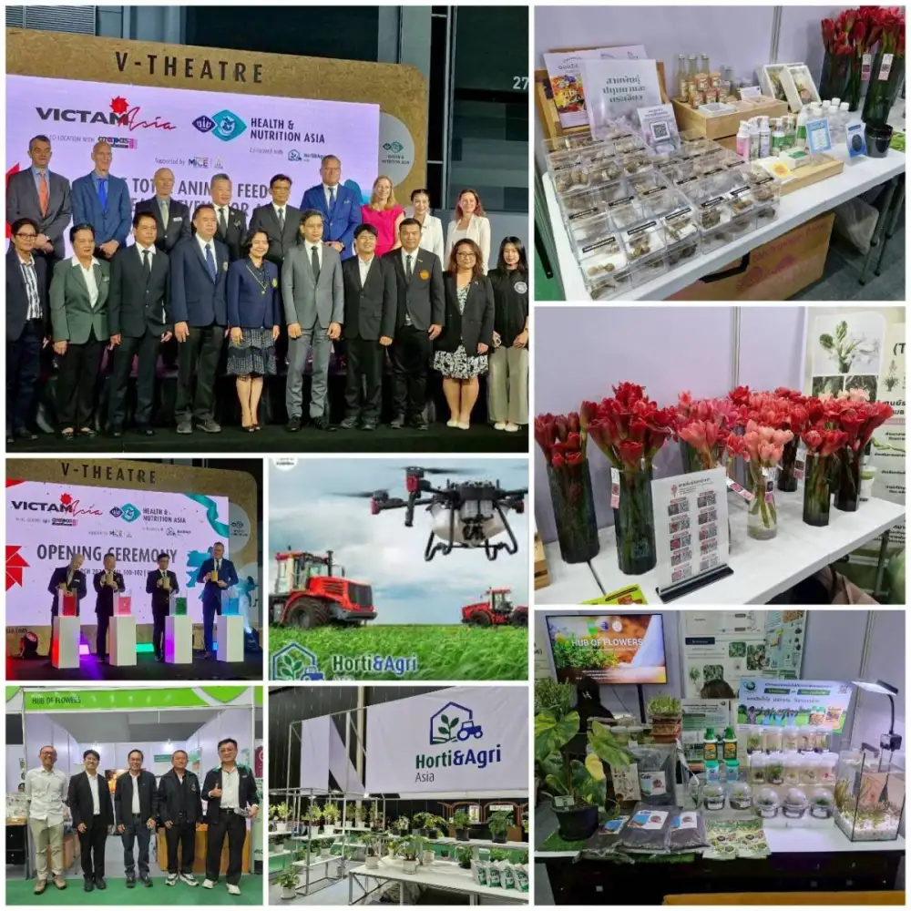 วว./วช. โชว์ศักยภาพโครงการศูนย์รวมผู้เชี่ยวชาญด้านเทคโนโลยีการผลิตไม้ดอกไม้ประดับ ในงาน Horti & Agri Asia 2026