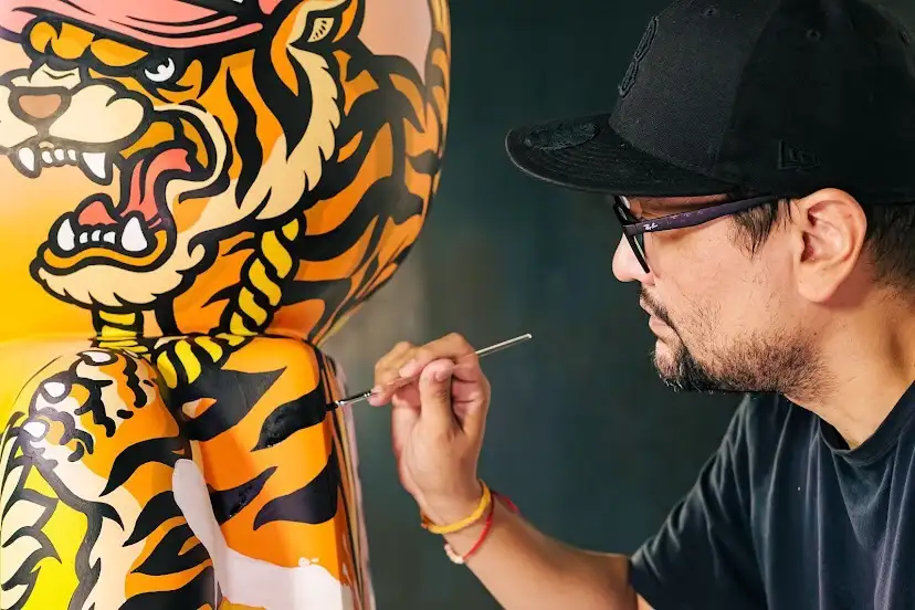 Concrete Dream: Life I City I Dream on Concrete Wall Group Exhibition by 7 Graffiti Artists from 3 Countries @Maison JE Bangkok