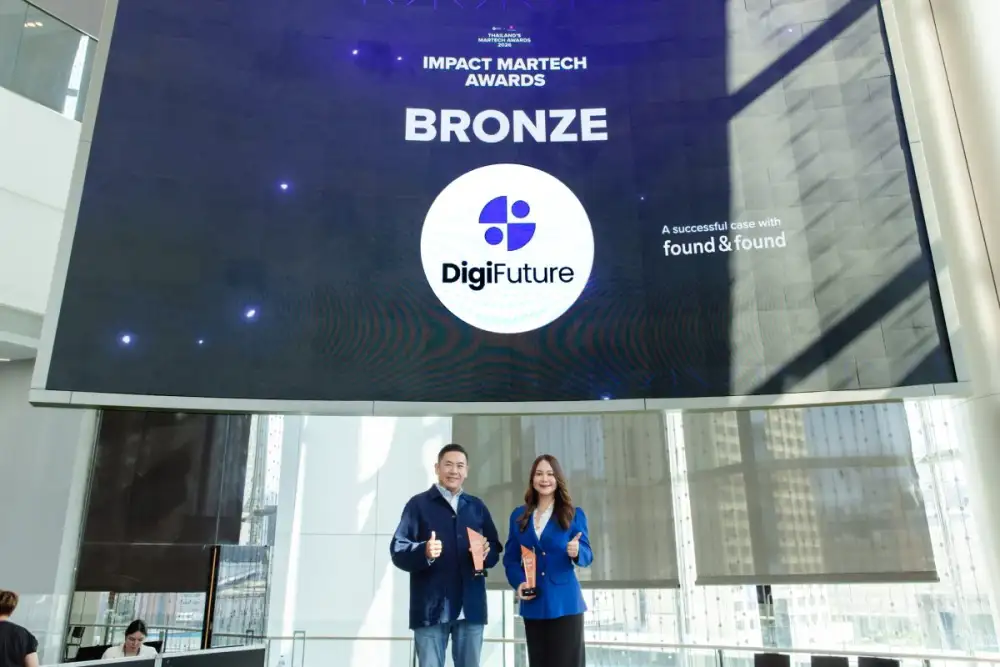 found & found จับมือ DigiFuture คว้ารางวัล Thailand's MarTech Awards 2026 ใช้ Local Search พลิกทราฟฟิกจากออนไลน์สู่หน้าร้านจริง