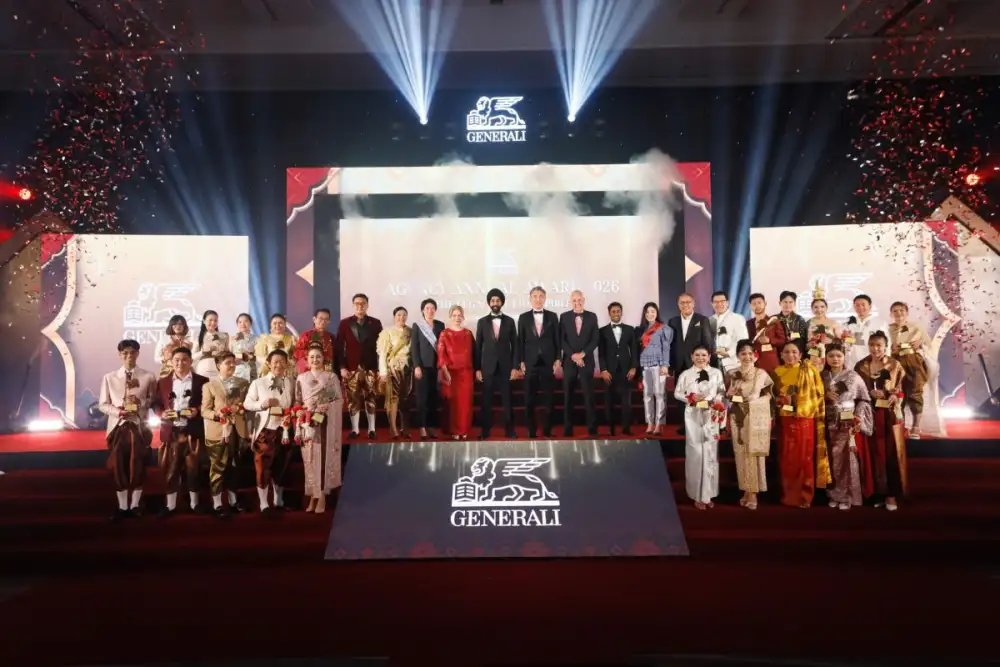 เจนเนอราลี่ ไทยแลนด์ จัดงาน Agency Annual Award 2026 เชิดชูสุดยอดตัวแทนทั่วประเทศ ตอกย้ำพลังเครือข่ายคุณภาพ