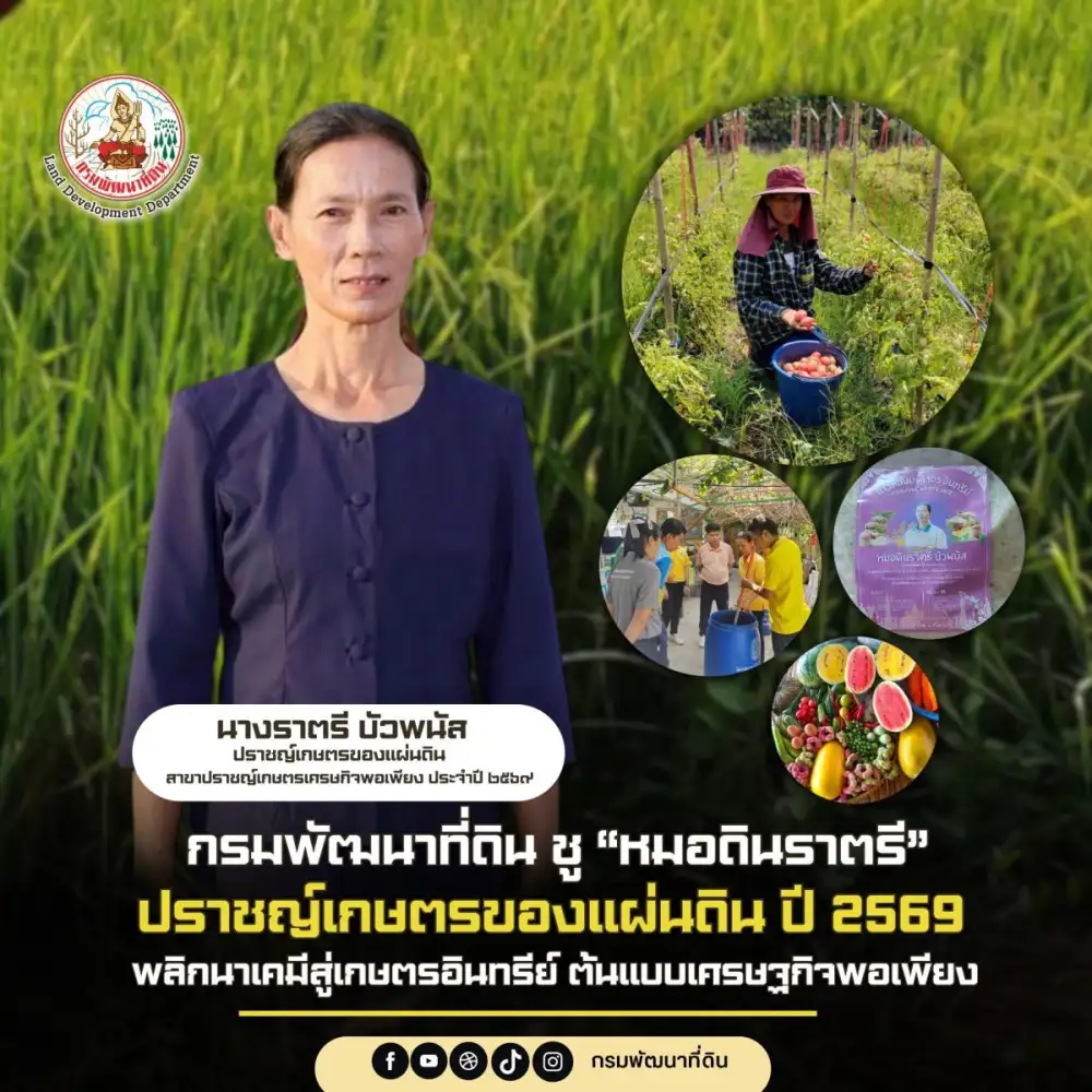 กรมพัฒนาที่ดิน ชู 