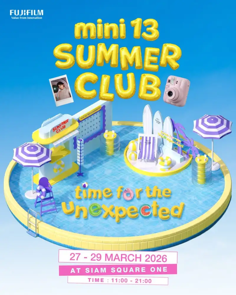 ฟูจิฟิล์ม เสิร์ฟความเริ่ดด้วยกล้องอินสแตนท์อนาล็อกรุ่นใหม่ instax mini 13 มาพร้อมดีไซน์โค้งมน สไตล์ป็อปแบบ 3 มิติ และฟังก์ชัน Self-Timer ใหม่ ให้คุณโพสท่า จัดเฟรม ถ่ายเซลฟี่มุมไหนก็เริ่ด!