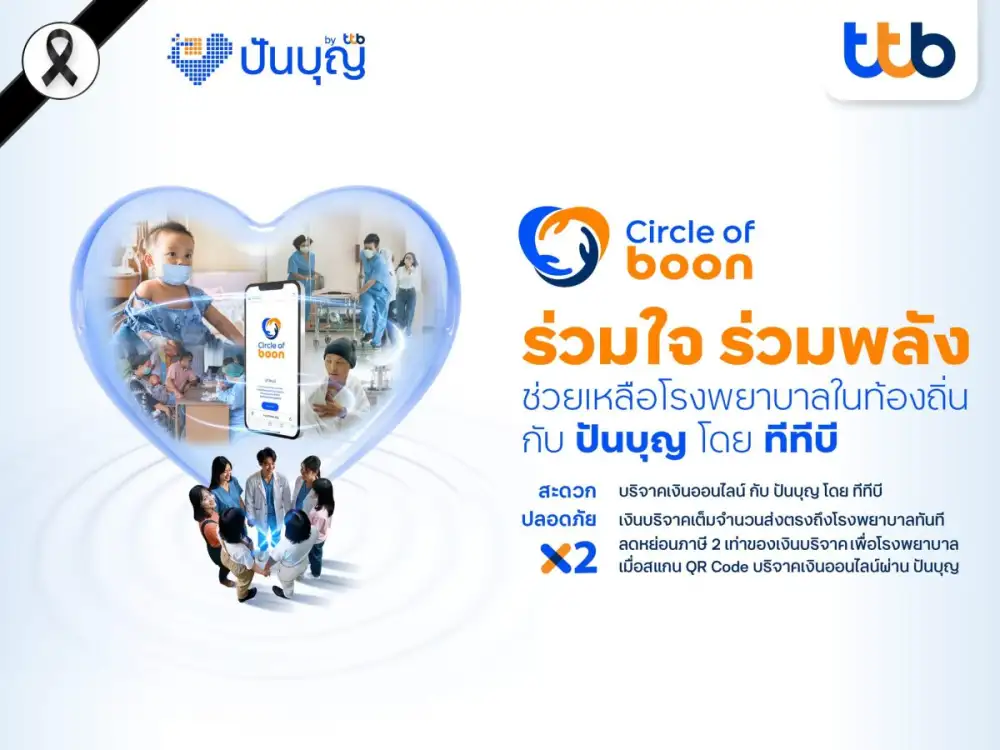 ปันบุญ โดย ทีทีบี คว้ารางวัล Future Trends Awards 2026 ผู้นำโซลูชันการระดมทุนและบริหารจัดการการบริจาค เพื่อความยั่งยืนของสังคมไทย