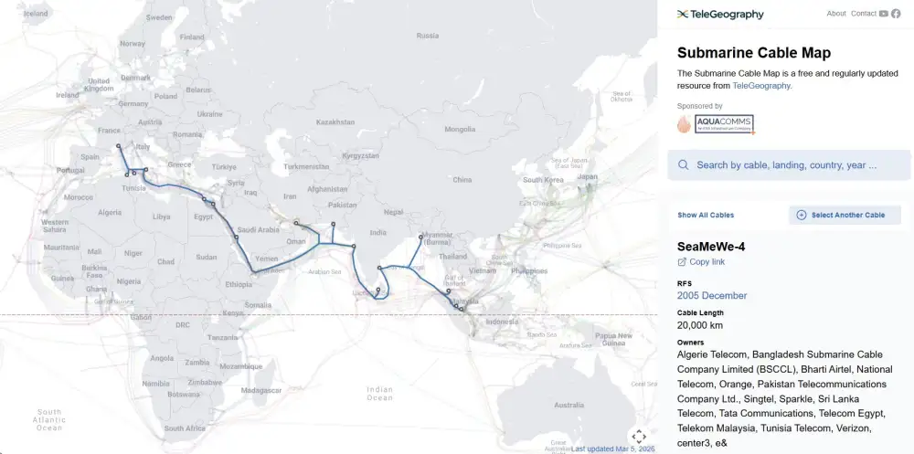 NT ยืนยันความพร้อมรองรับความเสี่ยงเคเบิลใต้น้ำแถบตอ.กลาง มั่นใจเน็ตไทยไม่ล่ม