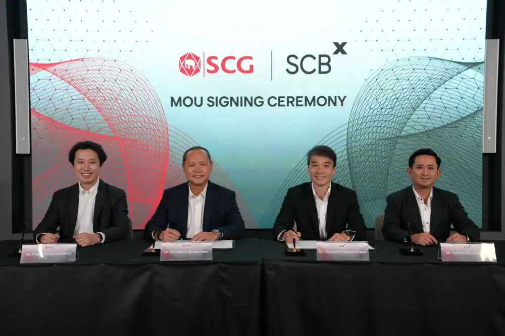 SCBX ผนึก SCG ลงนามความร่วมมือด้าน AI และการบริหารจัดการทรัพย์สินทางปัญญา