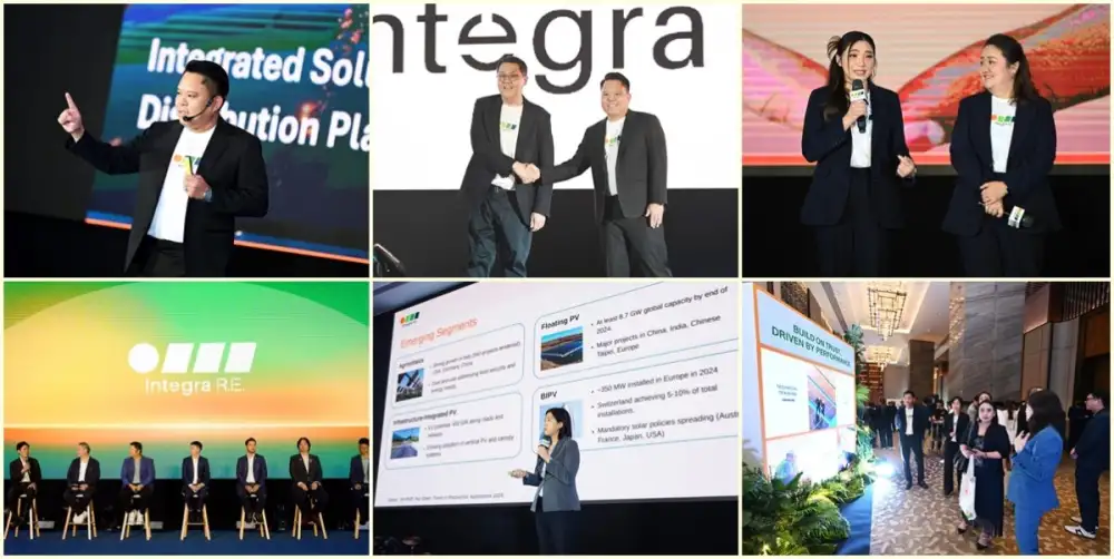 Integra R.E. เดินหน้าสู่บทใหม่ ในฐานะพันธมิตรพลังงานที่เชื่อถือได้ ในงาน 