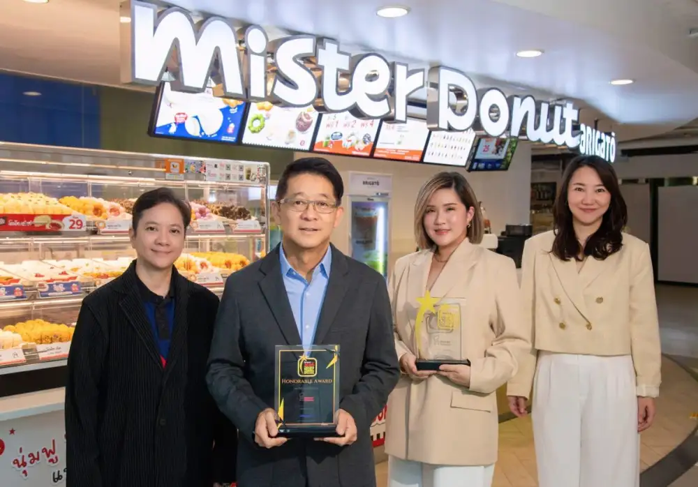 มิสเตอร์ โดนัท ผงาดคว้ารางวัล 2 เวทีใหญ่ระดับประเทศ Thailand's Most Admired Awards 2026 และ Innovation Brand Awards 2026