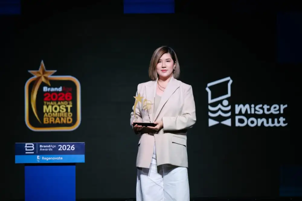 มิสเตอร์ โดนัท ผงาดคว้ารางวัล 2 เวทีใหญ่ระดับประเทศ Thailand's Most Admired Awards 2026 และ Innovation Brand Awards 2026