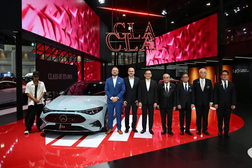 เมอร์เซเดส-เบนซ์ เปิดตัว The-all new electric CLA ในราคา 2.29 ล้านบาท เฉลิมฉลอง 140 ปี แห่งนวัตกรรมยานยนต์กับข้อเสนอพิเศษ 