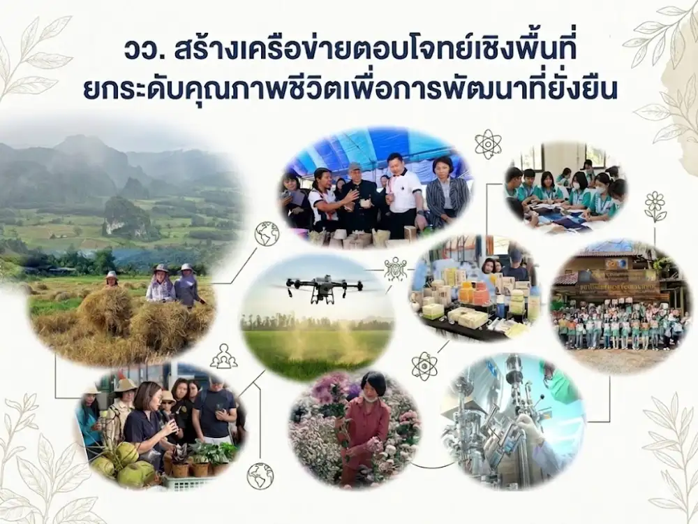 วว. สร้างเครือข่ายตอบโจทย์เชิงพื้นที่ ยกระดับคุณภาพชีวิตเพื่อการพัฒนาที่ยั่งยืน