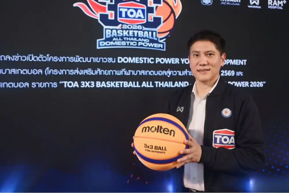 TOA ผนึกภาครัฐฯ ระเบิดศึก 'TOA 3x3 Basketball All Thailand 2026' ปีที่ 4