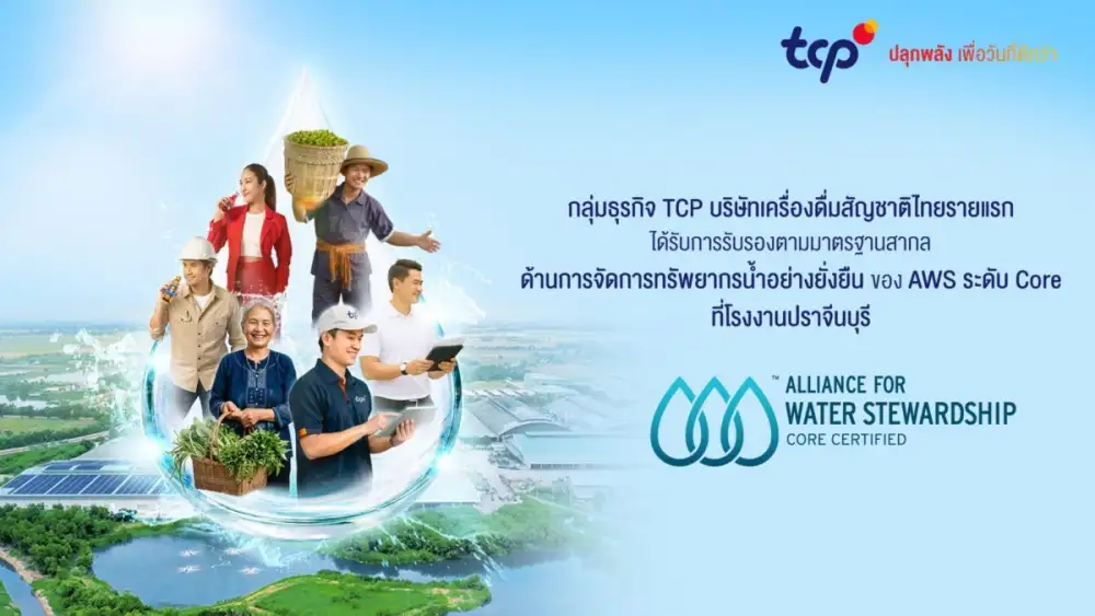 กลุ่มธุรกิจ TCP บริษัทเครื่องดื่มสัญชาติไทยรายแรก