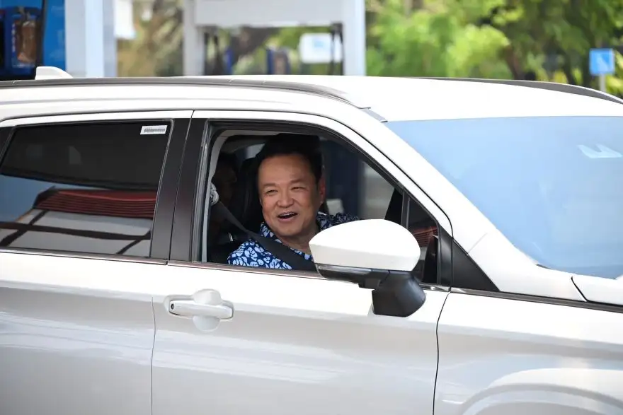 นายกฯ สุ่มตรวจปั๊มน้ำมันนครพนม ฝากทุกฝ่ายร่วมใจรณรงค์ประหยัดพลังงาน