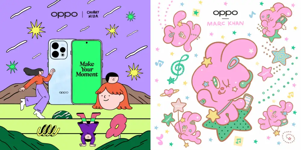 OPPO ร่วมกับ Chubbynida และ MARC KHAN ผสานศิลปะและไลฟ์สไตล์ ตอบโจทย์คนรุ่นใหม่สายเทรนดี้ พร้อมไอเทมสุดเอ็กซ์คลูซีฟ