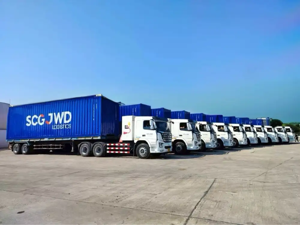 SJWD รับมอบหัวลาก EV เพิ่ม 20 คันเสริมศักยภาพขยายเส้นทางบริการขับเคลื่อน Green Logistics-Net Zero
