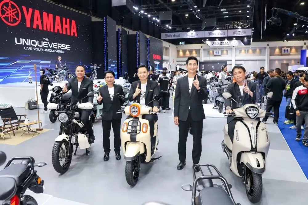 ยามาฮ่าเดบิวต์ 3 รุ่นยอดนิยม พร้อมชุดแต่ง Special Edition สไตล์ Outdoor Fashion ในงานมอเตอร์โชว์