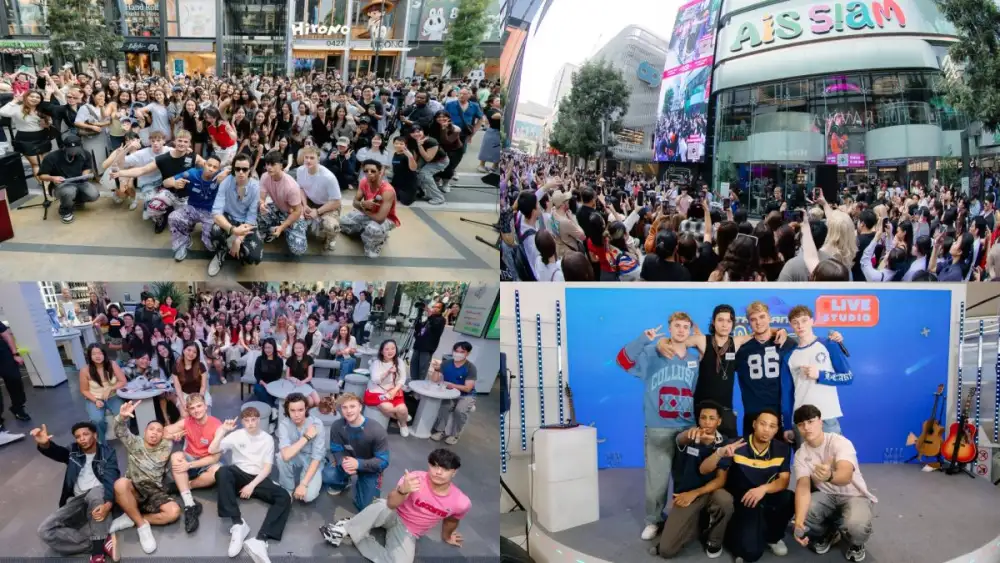 December 10 ทำใจละลาย ร้องสดกลางสยาม เสิร์ฟความน่ารักใน Meet & Greet อย่างใกล้ชิด ไลฟ์รายการ Thailand Music Countdown พร้อมเตรียมคอนเทนต์ในไทยให้ติดตามกันอีกเพียบ!