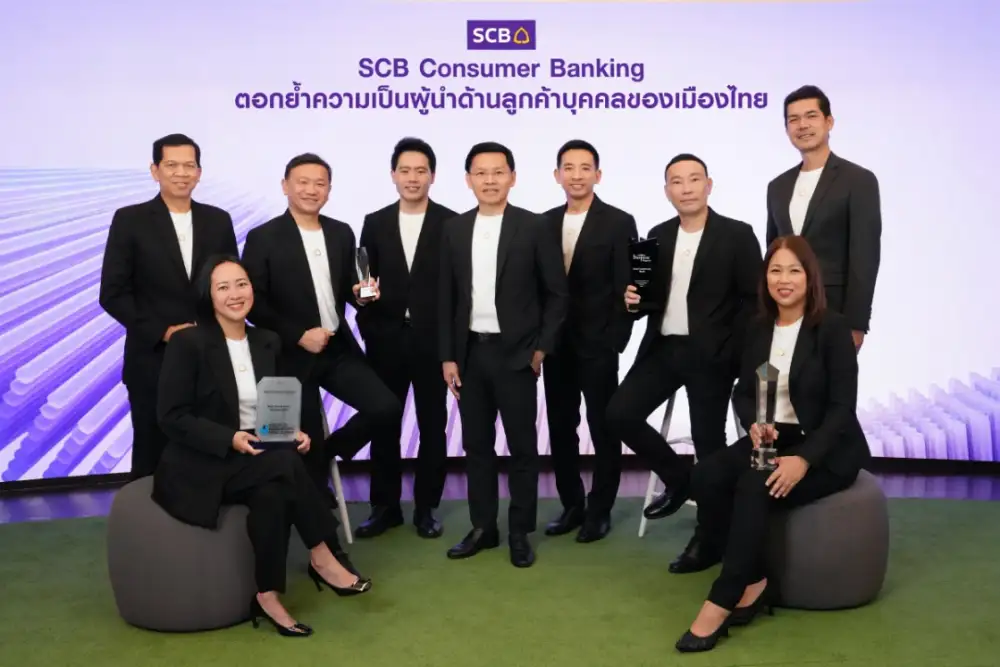 SCB คว้า 4 รางวัลระดับนานาชาติ ตอกย้ำความเป็นผู้นำด้านลูกค้าบุคคลของเมืองไทย