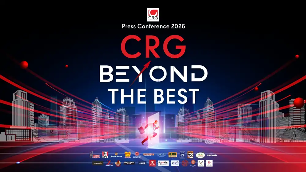 CRG กางแผน Beyond the Best ปั๊มรายได้พุ่ง 14% ลุยเปิด 160 สาขา-ส่งแบรนด์ใหม่เขย่าตลาดปี 69