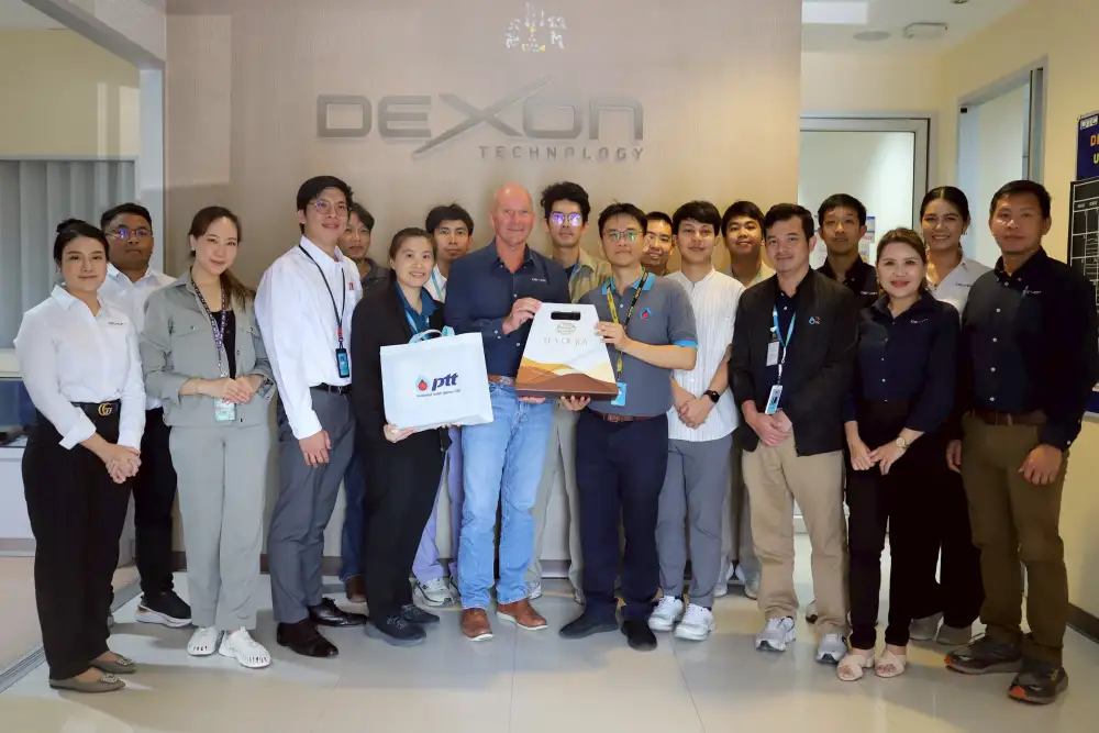 DEXON เปิดบ้านรับ PTT โชว์เทคโนโลยีตรวจสอบท่อขั้นสูงควบคุมความเสี่ยงของธุรกิจ