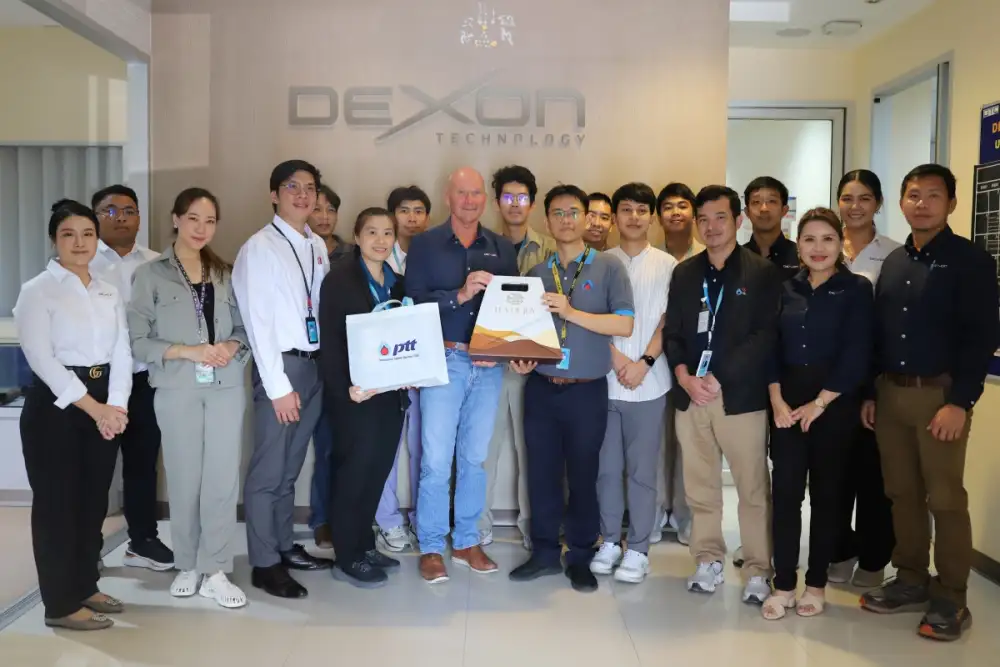 DEXON เปิดบ้านรับ PTT PLC โชว์เทคโนโลยีตรวจสอบท่อขั้นสูง ชี้ 