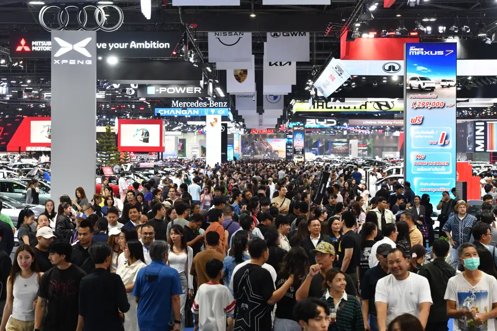 GPI โชว์ความสำเร็จงานมอเตอร์โชว์ ครั้งที่ 47 กวาดยอดจองทะลุ 1.35 แสนคัน รถ EV โดดเด่นฝ่าวิกฤตน้ำมันแพง