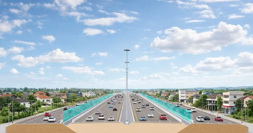 ทางหลวง เริ่มสร้าง M9 ช่วงที่ 1 บางบัวทอง-ลาดหลุมแก้ว 18 เม.ย. ปรับจราจรใช้ช่องทางขนาน