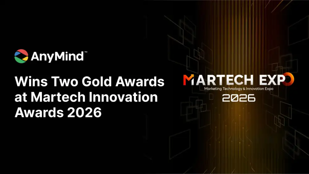 AnyMind Group คว้า 2 รางวัล Gold จากเวที Martech Innovation Awards 2026
