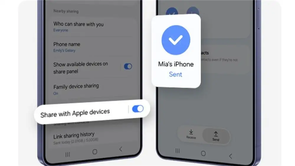 ซัมซุงขยายโปรแกรม One UI 8.5 Beta ไปยังอุปกรณ์ Galaxy รุ่นอื่น พร้อมเพิ่มการรองรับ Quick Share ให้ผู้ใช้งานแชร์ไฟล์และภาพระหว่างอุปกรณ์ iOS ได้มากขึ้น
