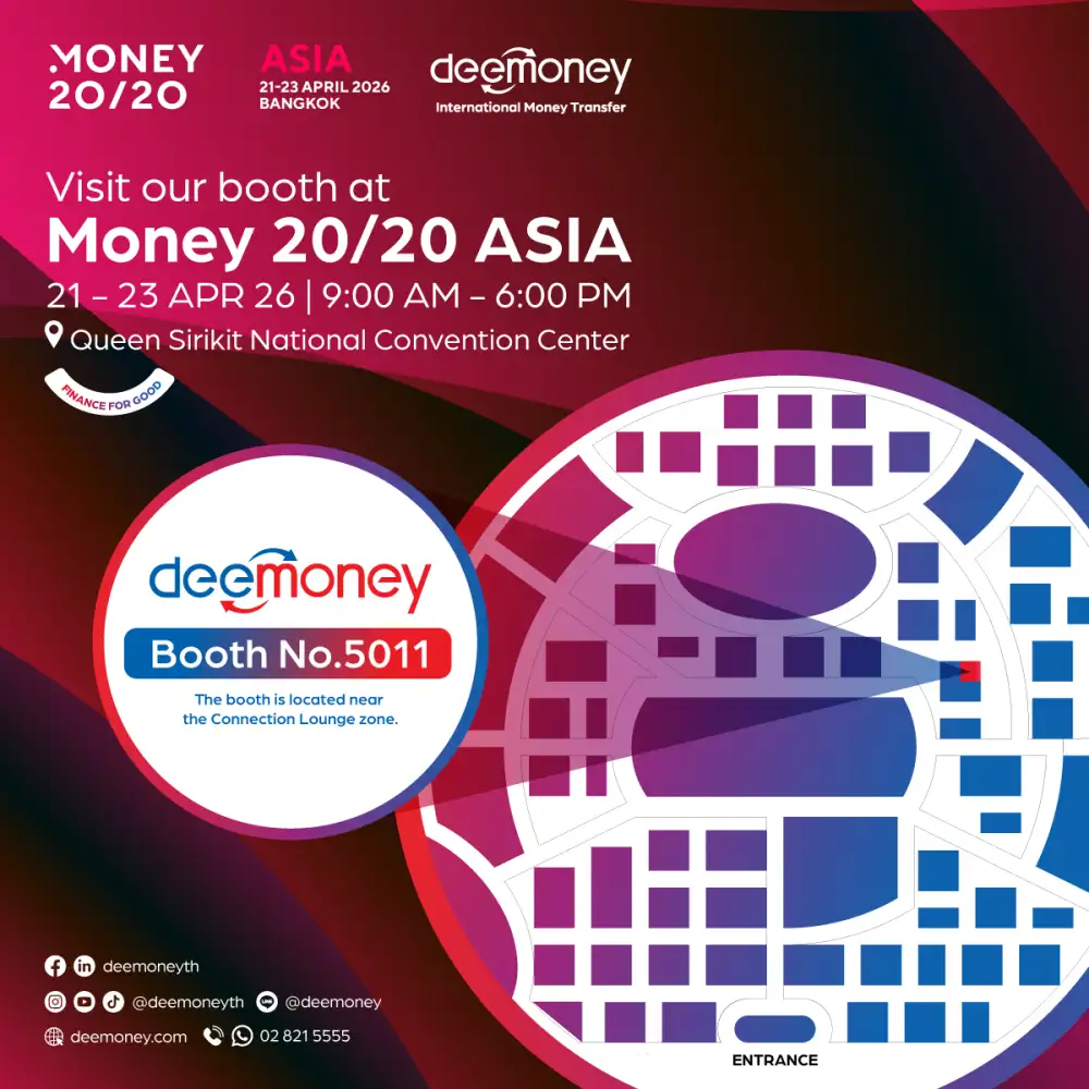 DeeMoney Powers 1 in 3 Inbound Transfers to Thailand, Showcases Powerhouse Cross-Border Payment Infrastructure at Money20/20 Asia 2026