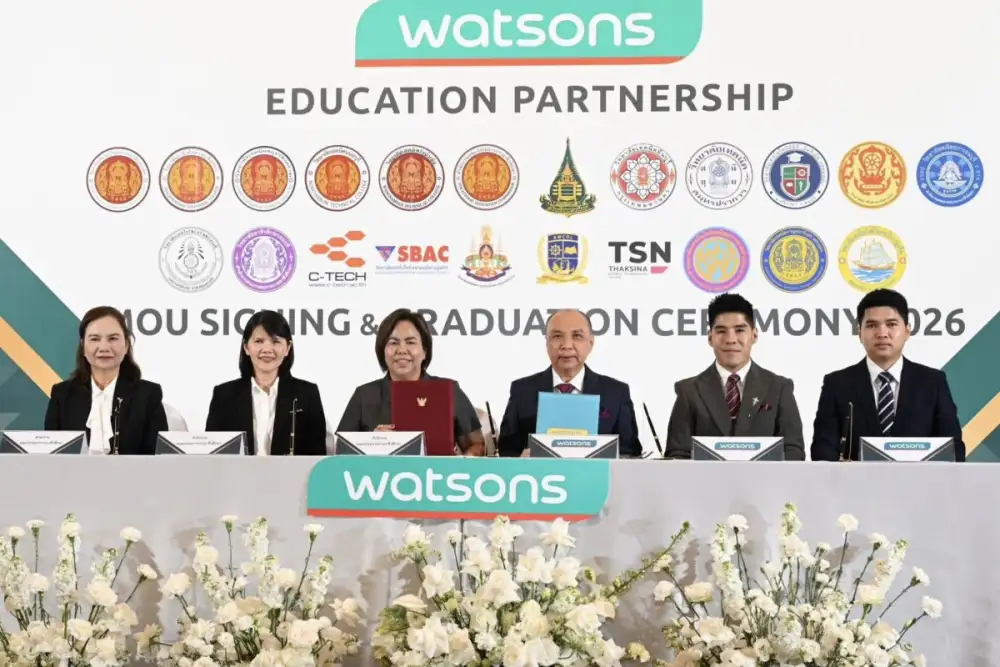 วัตสัน จับมือพันธมิตรการศึกษา เดินหน้าปั้น 