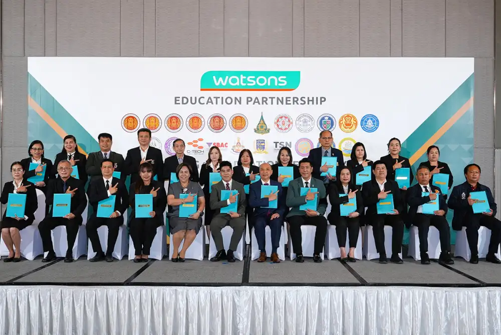 วัตสัน จับมือพันธมิตรการศึกษา เดินหน้าปั้น 
